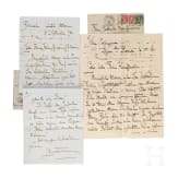 Luise of Austria-Tuscany (1870 - 1947) - handwritten documents in leather case