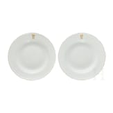 Duke Nikolaus of W&uuml;rttemberg (1833 - 1903) - two KPM soup plates, circa 1860