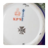 KPM-Porzellantasse mit Eisernem Kreuz, 1914 - 1918