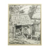 Georg Rudolph - A collection of 31 original watercolours and drawings from World War I and his identity card