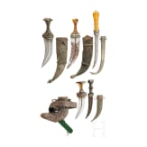 A small collection of Saudi Arabian edged weapons, 20th century