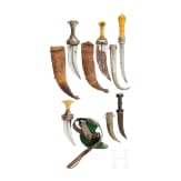 A small collection of Saudi Arabian edged weapons, 20th century