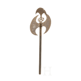 A Persian parade battleaxe with ciselled decor, 1st half of the 19th century