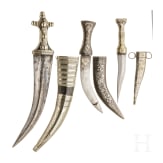 Three Iraqi and Arabian daggers, 20th century