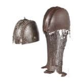 Two Indian helmets, 19th century