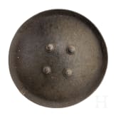 An Indian leather shield, 19th century