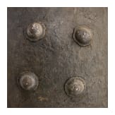 An Indian leather shield, 19th century