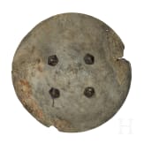 Three Indian leather shields, 19th century