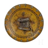 Three Indian leather shields, 19th century