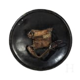 Three Indian leather shields, 19th century