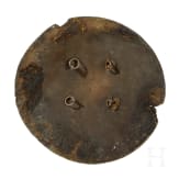 Three Indian leather shields, 19th century