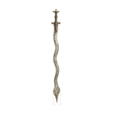 An Indian tulwar with waved blade, 19th century