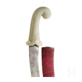 An Indian khanjar with jade grip, 20th century