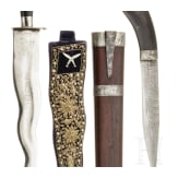 Ten mostly Oriental/Asian knives, circa 1900