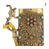 A Sino-Tibetan dagger in casket, 20th century