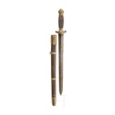 A Chinese short sword (jian), circa 1900