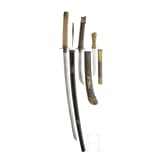 Three Chinese edged weapons, 20th century