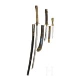 Three Chinese edged weapons, 20th century