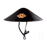 A Japanese lacquered jingasa, Meiji period