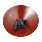 A Japanese lacquered jingasa, Meiji period