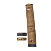 A Japanese tsuka and two fuchi, Edo period