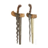 Two Balinese kerises, 20th century