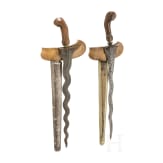 Two Balinese kerises, 20th century