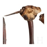 Three Indonesian(?) axes, ca. 1900