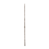A silver-mounted Indonesian lance, circa 1900