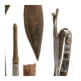 Four Northwest African edged weapons, 19th century