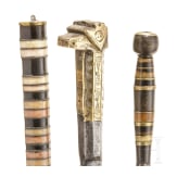 A small flyssa and two other North African knives, circa 1900