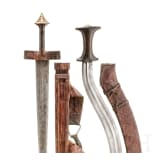 Two North African swords (a khaskara and a shotel), circa 1900