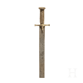 A Sudanese kaskhara with etched blade, circa 1900