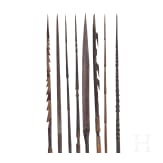 A collection of Papua New Guinean arrows