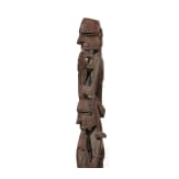 Four South Pacific ceremonial polearms