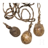 A South American lasso and bola, circa 1900