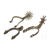 Three wheel spurs, 17th to 19th century