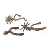 Three wheel spurs, 17th to 19th century