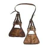 A pair of South American stirrups, 19th century