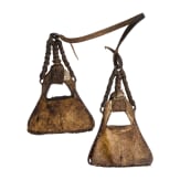 A pair of South American stirrups, 19th century