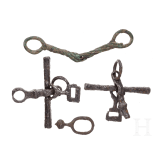 Two Middle European curbs, Bronze age and Merovingian period