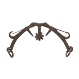 An English folding curb bit, 1st half of the 19th century