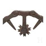 An English folding curb bit, 1st half of the 19th century