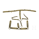 Three parts of a Balkan harness, 19th/20th century