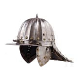 A Polish lobster-tailed pot helmet (zisch&auml;gge), circa 1650