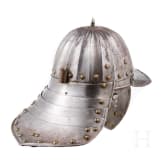 A Polish lobster-tailed pot helmet (zisch&auml;gge), circa 1650