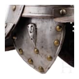 A Polish lobster-tailed pot helmet (zisch&auml;gge), circa 1650