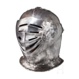 A close helmet, collector's replica in the style of the 16th century