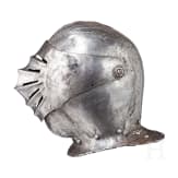 A close helmet, collector's replica in the style of the 16th century