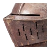 A close helmet, collector's replica in the style of the 17th century
